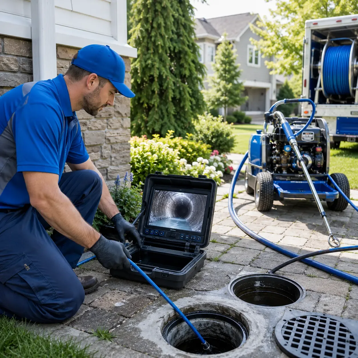 Outdoor drain cleaning professionals serving West Ridge, AR